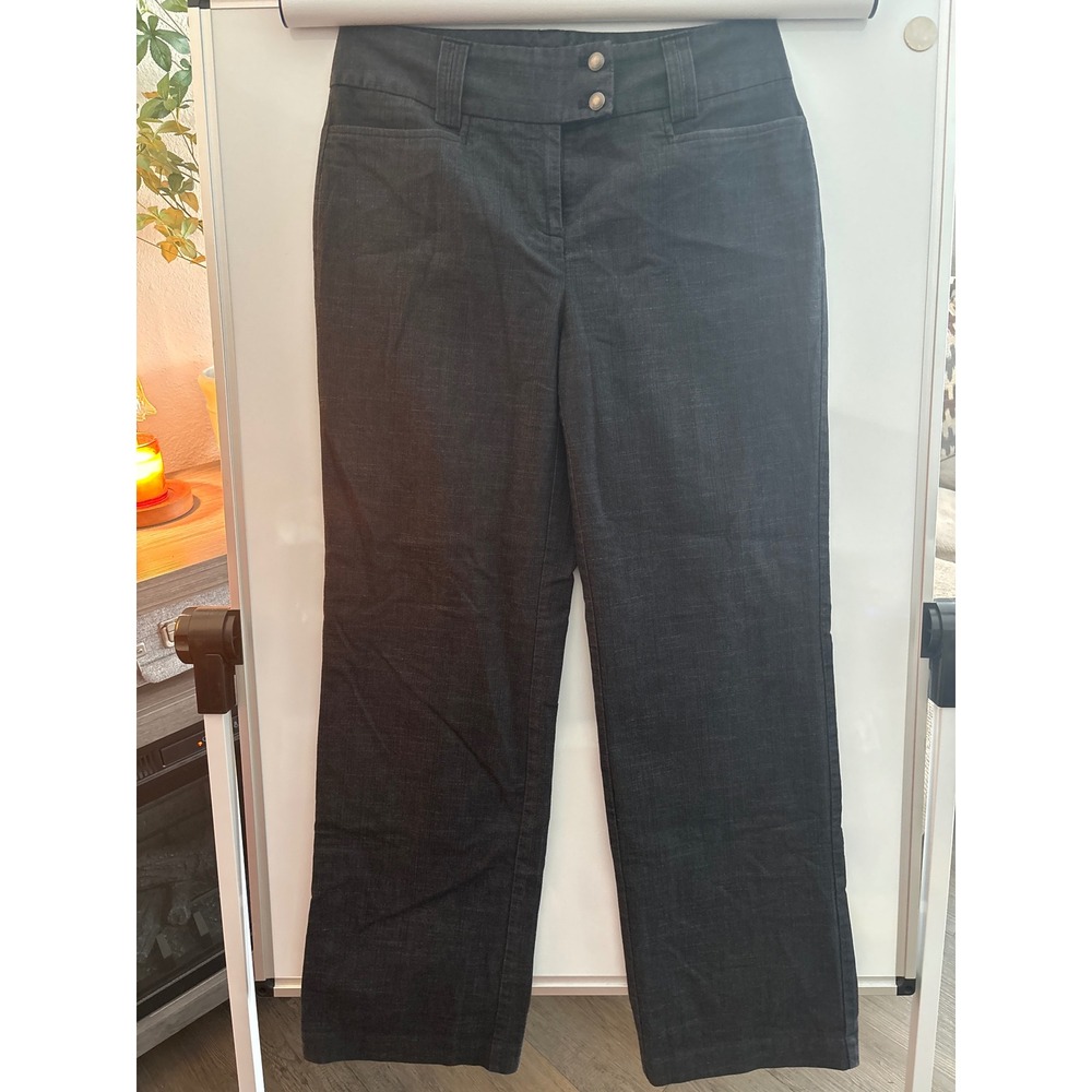 Cato Womens Size‎ 8 Charcoal Grey Straight Leg Dress Pants Business Casual